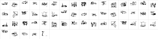 RefuelStation Regular  glyph index