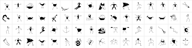 OetzisTimesWillCome Regular  glyph index