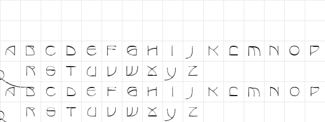 Royal Regular  glyph index