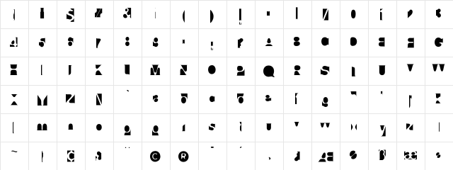 Auto SuggestionPlain  glyph index