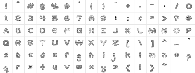 Accent Dot Bits 2 Regular  glyph index