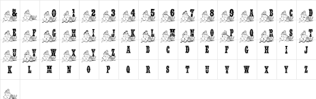 BJF Mermaid BJF Mermaid  glyph index