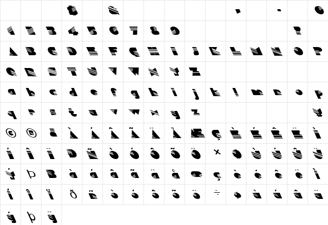FZ UNIQUE 11 LEFTY Unknown  glyph index