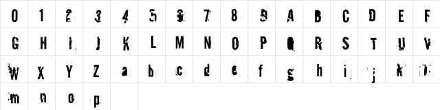 blue jeans july  glyph index