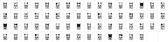 BM neco A29  glyph index