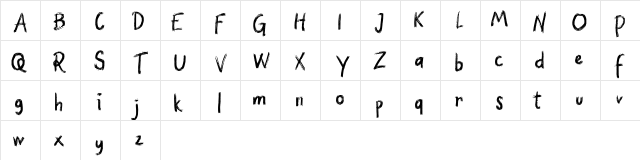 Quiet FREE Regular  glyph index