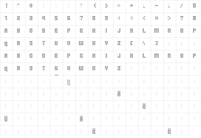 PointerSistersSeparated Regular  glyph index