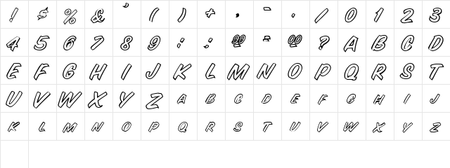 SnyderSpeed-Outline   glyph index