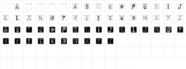 Ermir Normal  glyph index