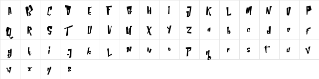 Neptern Regular  glyph index