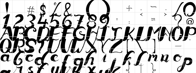 ceicillia16121 Regular  glyph index
