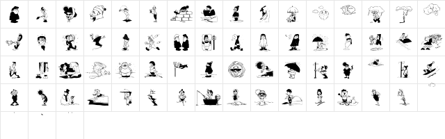 AllWeathers Regular  glyph index