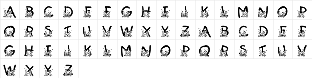 LMS Summer Camp Love Regular  glyph index