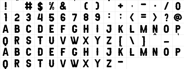 Aldivaro Rough Demo Rough  glyph index