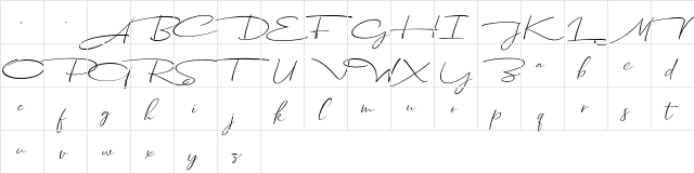 Dhanikans Signature Italic Italic  glyph index