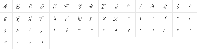 Hasta Free Regular  glyph index