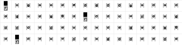Capitalismo 2 Regular  glyph index