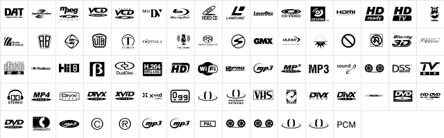 MediaSymbols Regular  glyph index