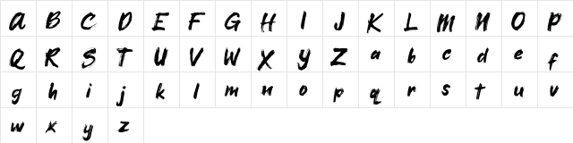 Xangda Shiny Xangda Shiny  glyph index