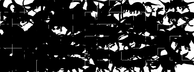 Ding-o-saurs Regular  glyph index