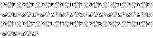 Wet Copy Regular  glyph index