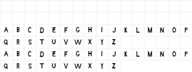 Fatasy Fiz Regular  glyph index