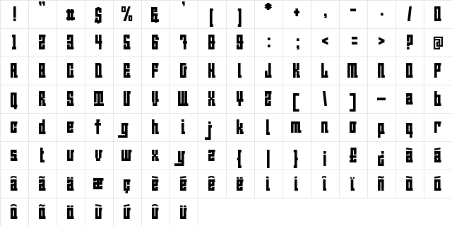 BeijingWigoWhat_normal Regular  glyph index