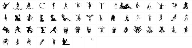 AbstractFragments Regular  glyph index