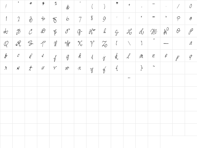 2Peas Scented Regular  glyph index