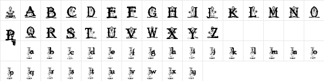 First Kick Regular  glyph index