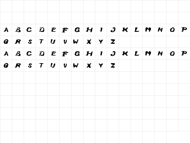 Grumpy Cat Regular  glyph index