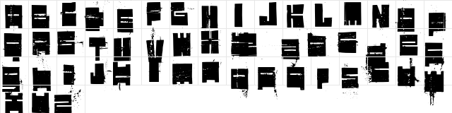 Valimo RMX Regular  glyph index