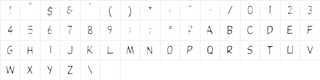 Dibs Display Caps Light SSi Light  glyph index