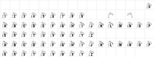 Desk Lamp Regular  glyph index