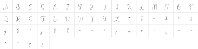 Sathien_demo Regular  glyph index
