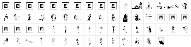 Comix Cuties Regular  glyph index