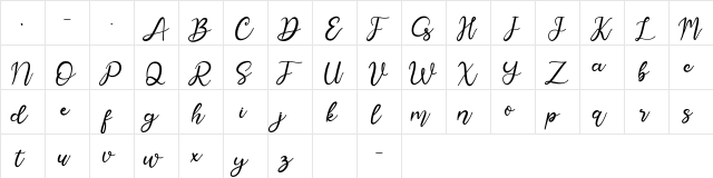 Aylogri Regular  glyph index
