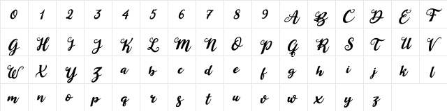 Duck in Shipah Italic Duck in Shipah Italic  glyph index