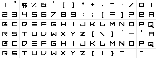 Thumbs Down Regular  glyph index