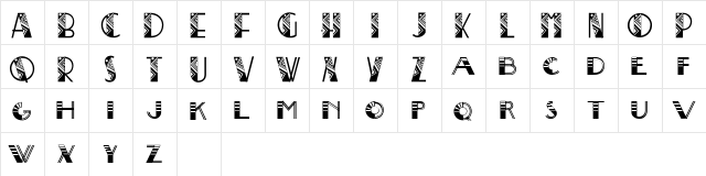 Decollection Normal  glyph index