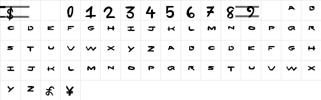 12Ounces( Regular  glyph index