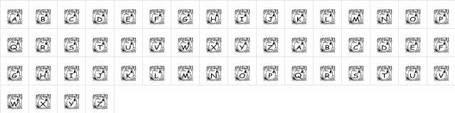 pf_holloween1 Regular  glyph index