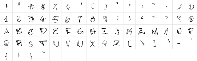 Barrakuda 'z FontZamba  glyph index