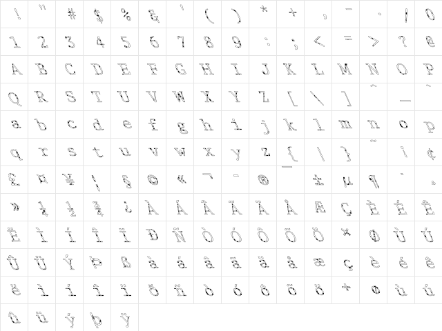 FZ DIGITAL 1 SPOTTED LEFTY Normal  glyph index