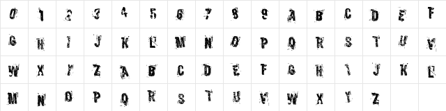 2Peas Static Regular  glyph index