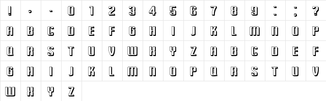 Ruanda Light Regular  glyph index