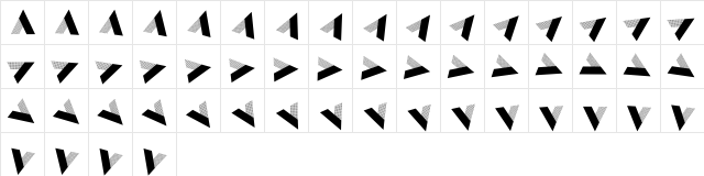 VForVictory Regular  glyph index