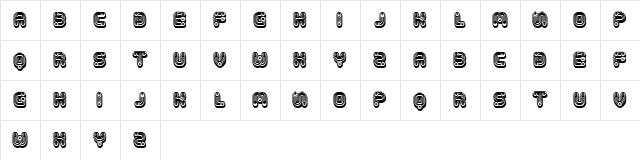 Tuyaux Light Elegant Regular  glyph index