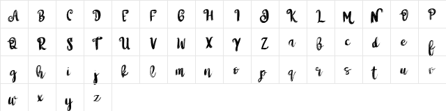 Witch girls FREE Regular  glyph index