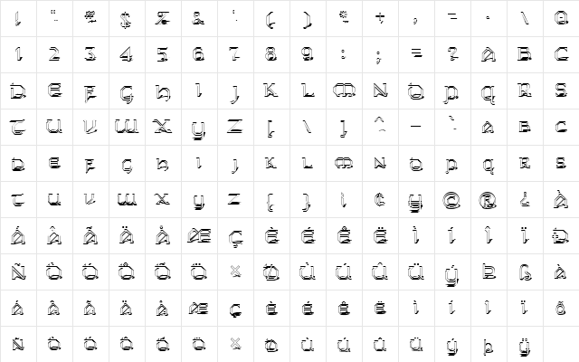 FZ JAZZY 31 SHADOW Normal  glyph index